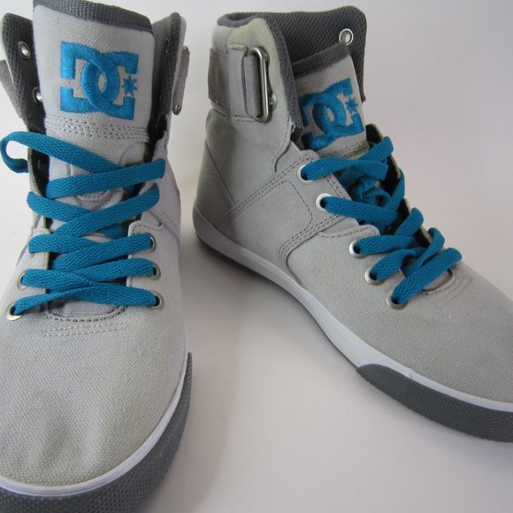 DC Womens Graduate TX High Top Gray Shoes Size Womens US 6W - Picture 2 of 16